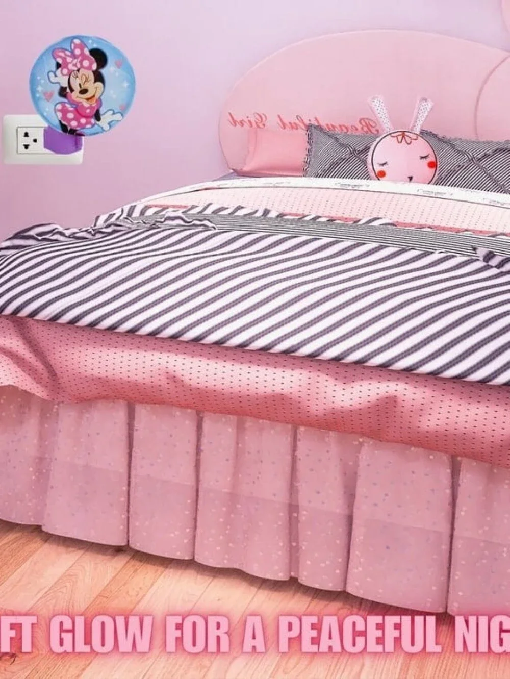 Disney Minnie Mouse Pink LED Party Light